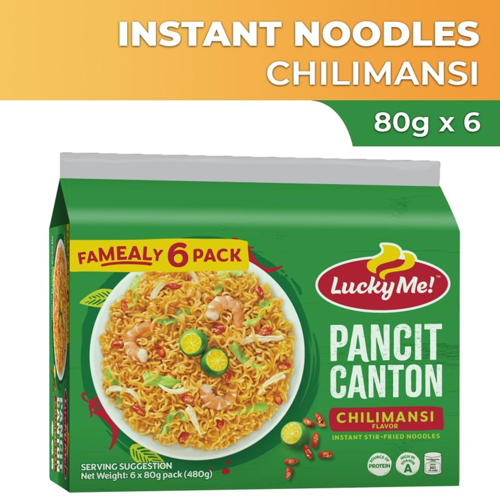 LUCKY ME! PANCIT CANTON CHILIMANSI 80GX6S  
