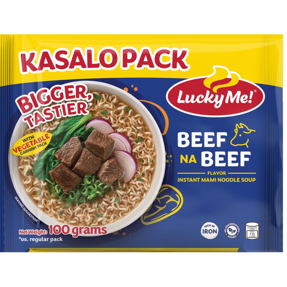 LUCKY ME MAMI BEEF NA BEEF  KASALO PACK  100G
