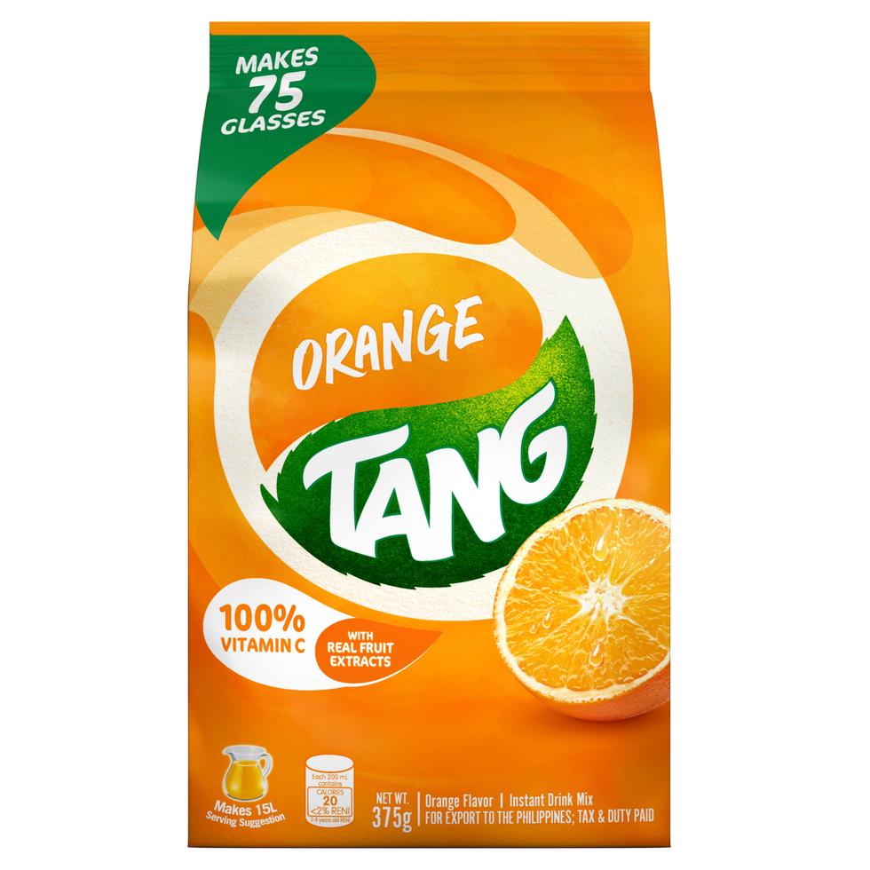 TANG POWDERED JUICE  ORANGE FLAVOR 375G