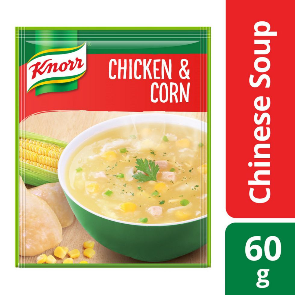 KNORR CHICKEN AND CORN SOUP MIX 60G