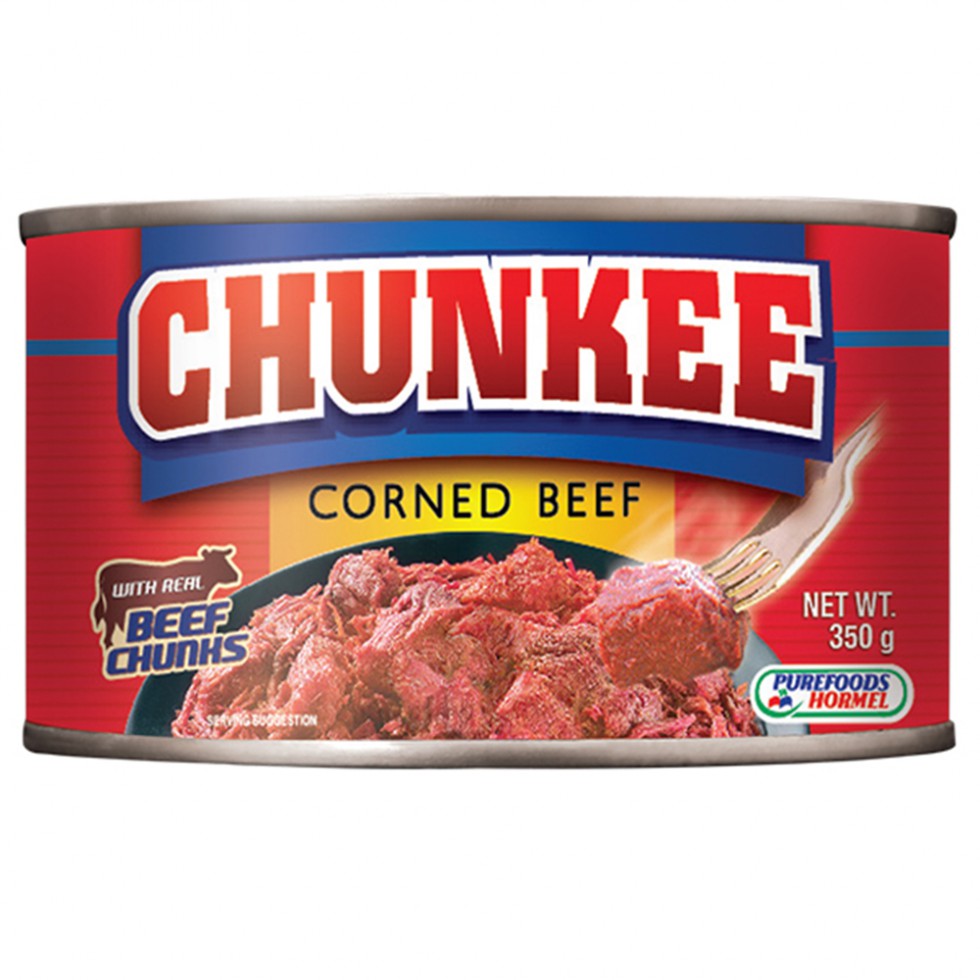 PUREFOODS CHUNKEE CORNED BEEF   350G 