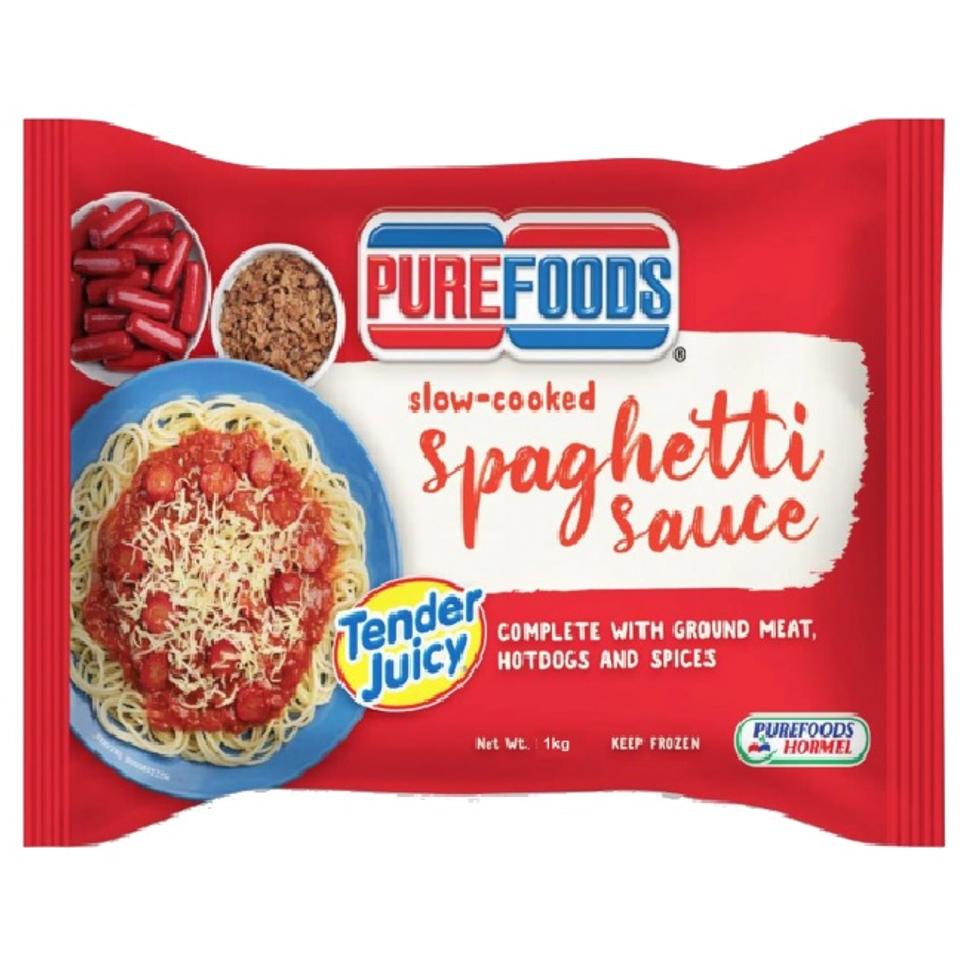 PUREFOODS TENDER JUICY SPAGHETTI SAUCE 1KG