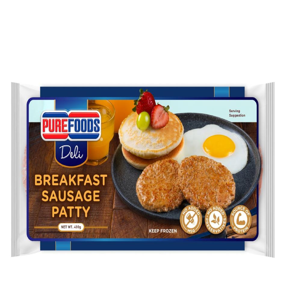 PUREFOODS BREAKFAST SAUSAGE PATTY 400G