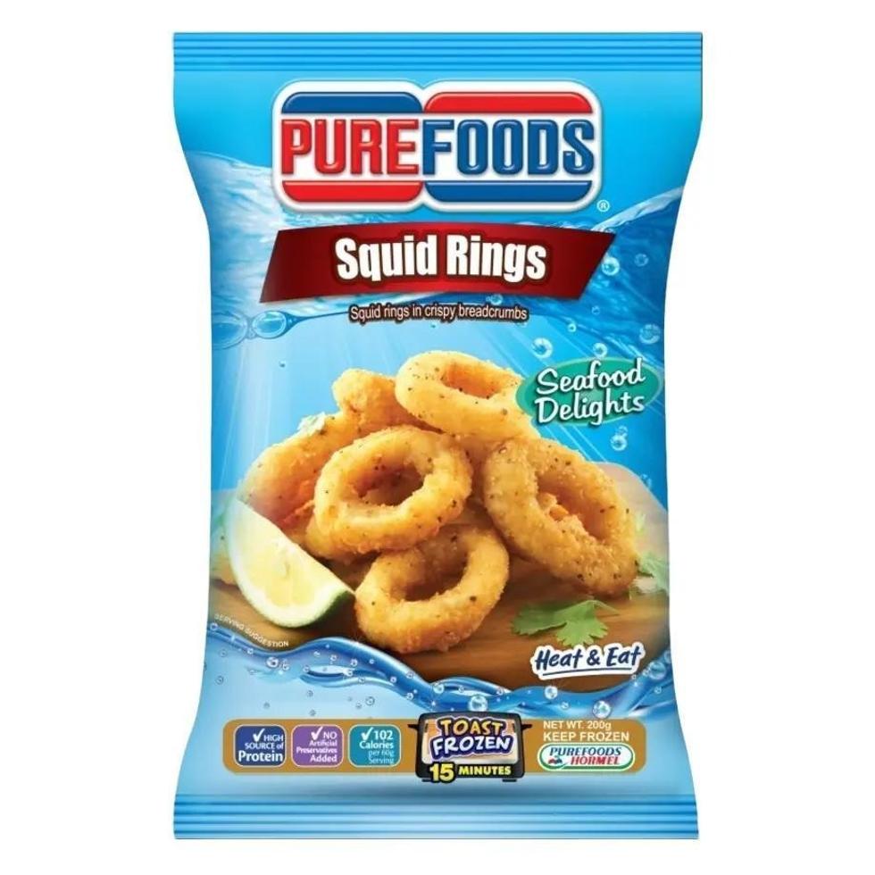 PUREFOODS FROZEN SQUID RINGS 200G