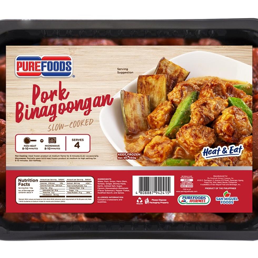 PUREFOODS HEAT AND EAT PORK BINAGOONGAN 450G