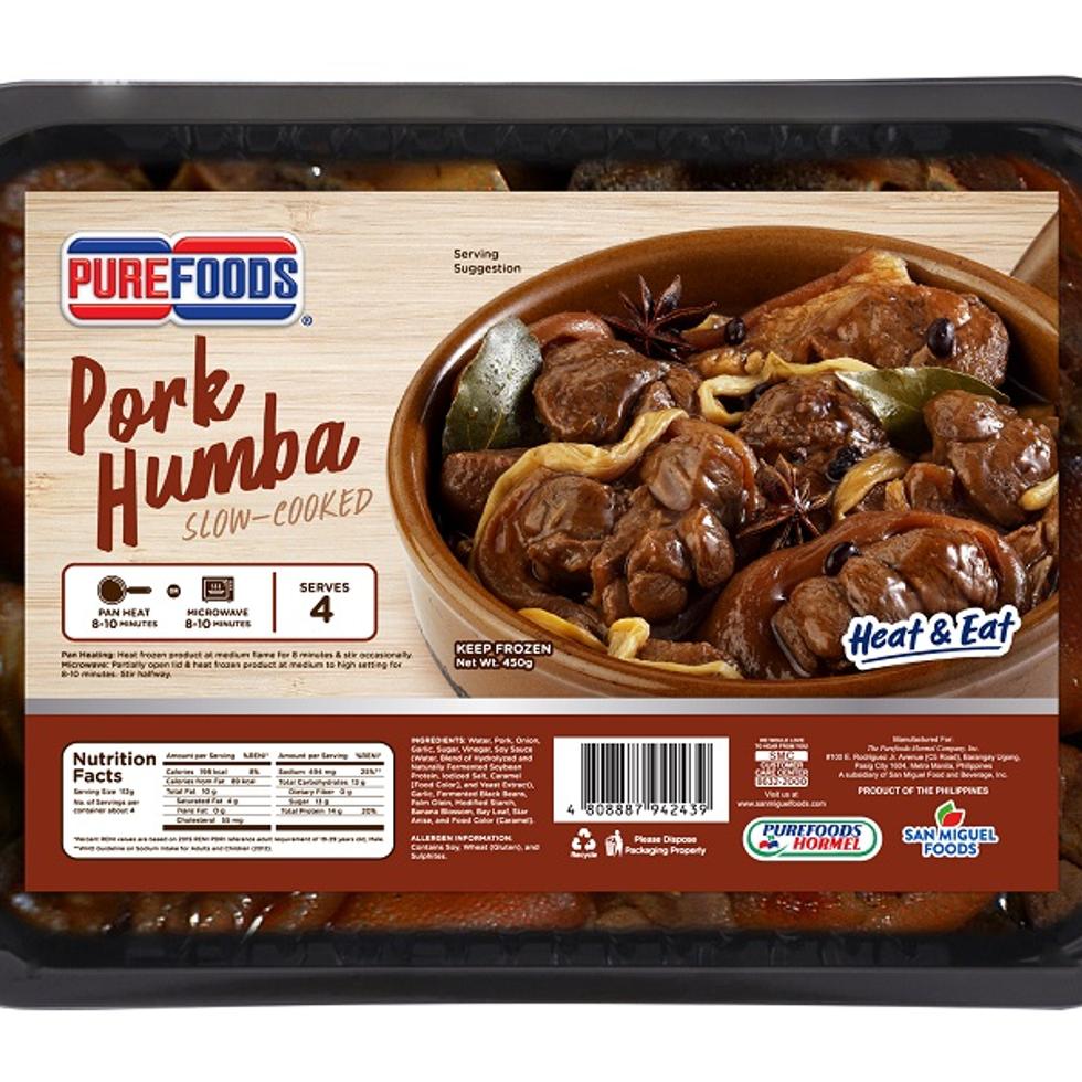 PUREFOODS HEAT AND EAT PORK HUMBA 450G