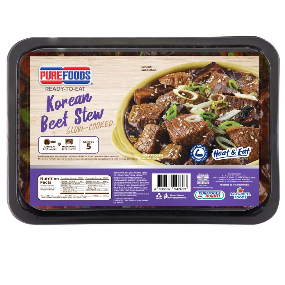 PUREFOODS READY TO EAT KOREAN BEEF STEW 500G