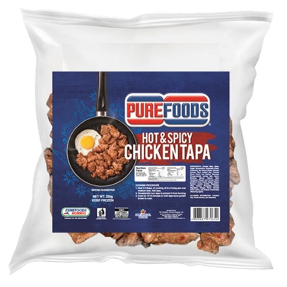 PUREFOODS HOT AND SPICY CHICKEN TAPA  220G