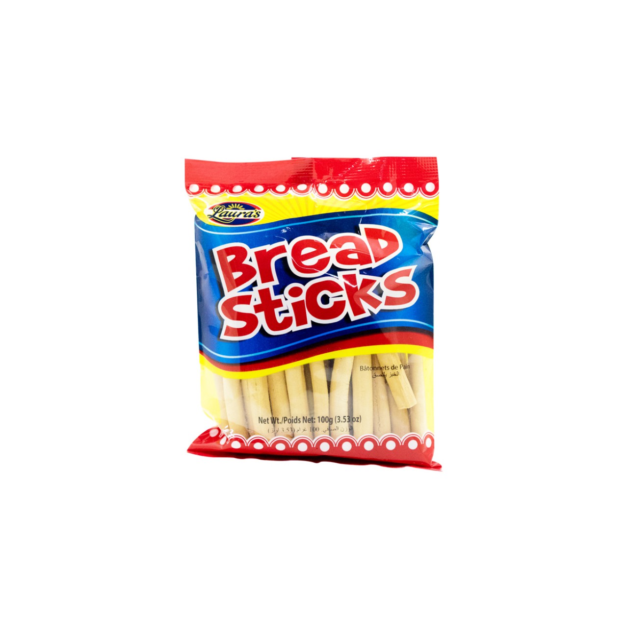 LAURAS BREAD STICK PLAIN 100G