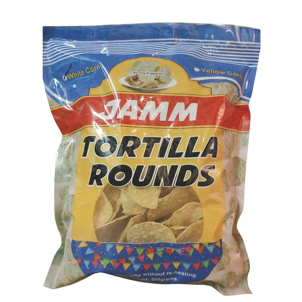 JAMM TORTILLA ROUNDS WHITE CORN  300G