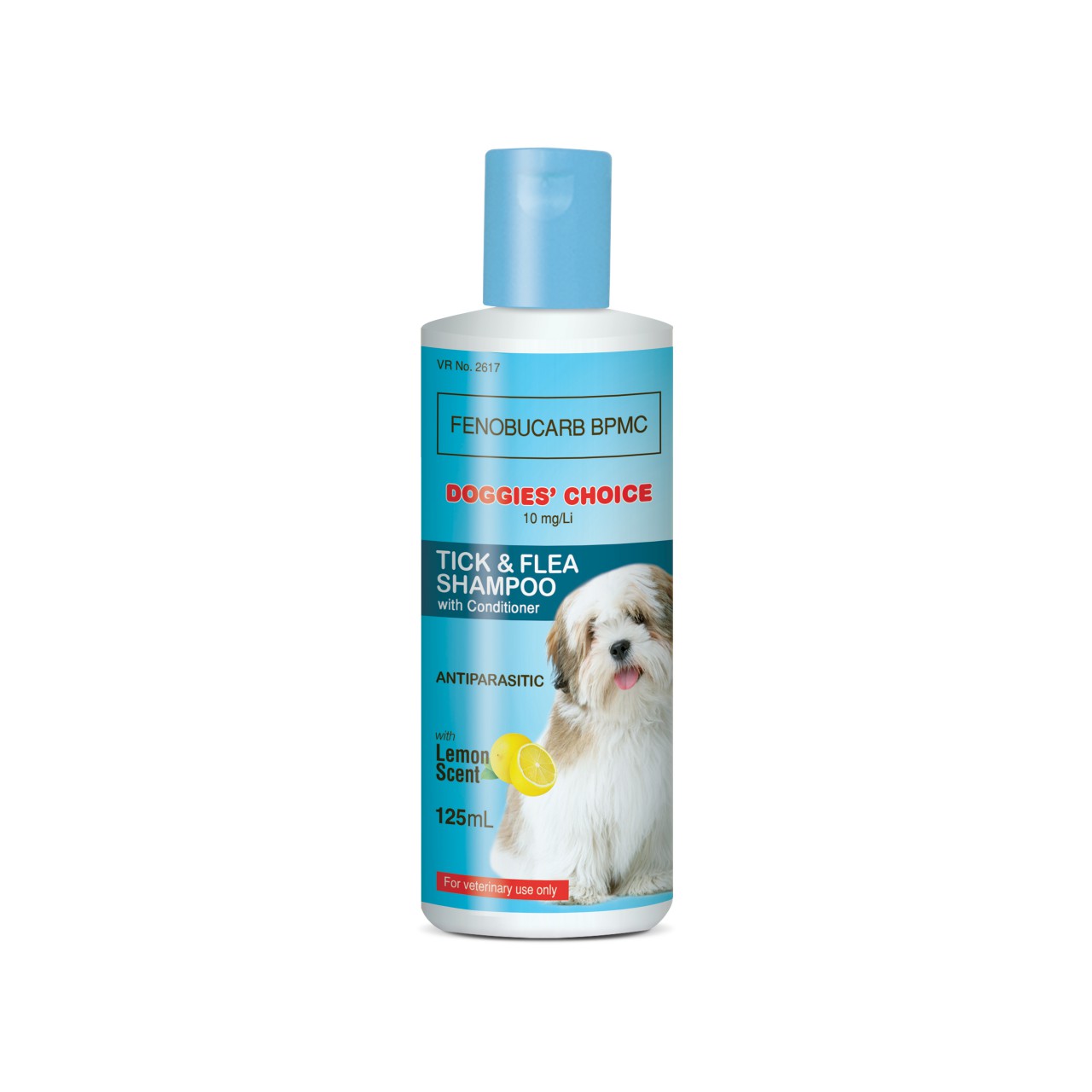 doggies choice dog shampoo tick flea 125ml