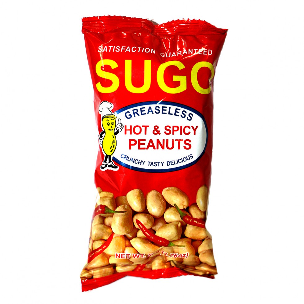 SUGO  GREASELESS HOT & SPICY PEANUTS  50G