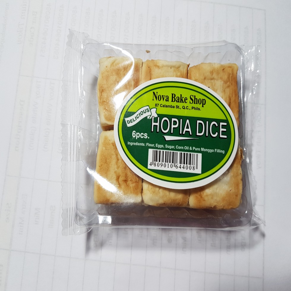 NOVA BAKESHOP HOPIA DICE 6PCS  