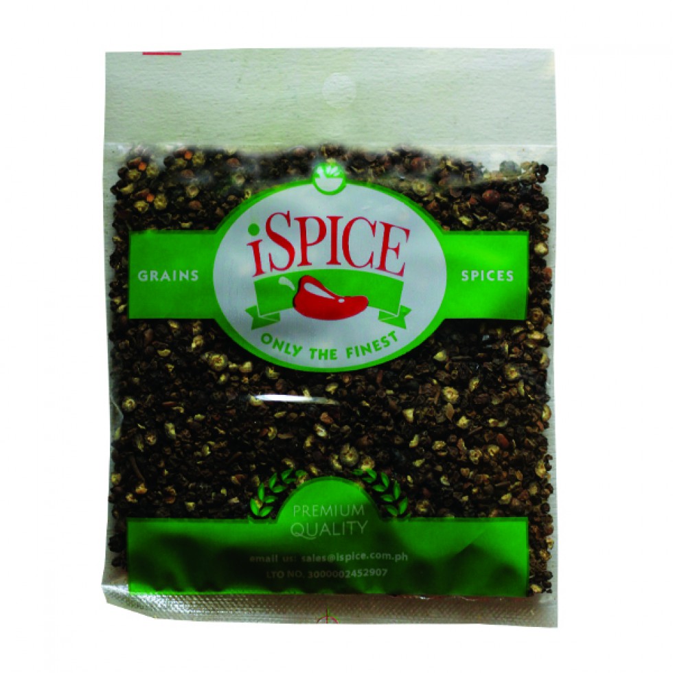 ISPICE BLACK PEPPER CRACKED 30G  