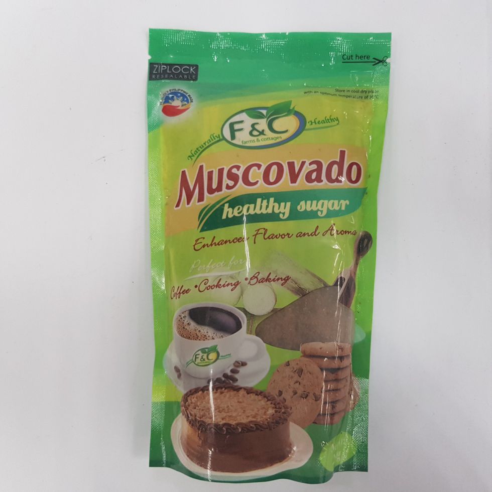 FARMS AND COTTAGES MUSCOVADO RAW SUGAR 1/4KG  