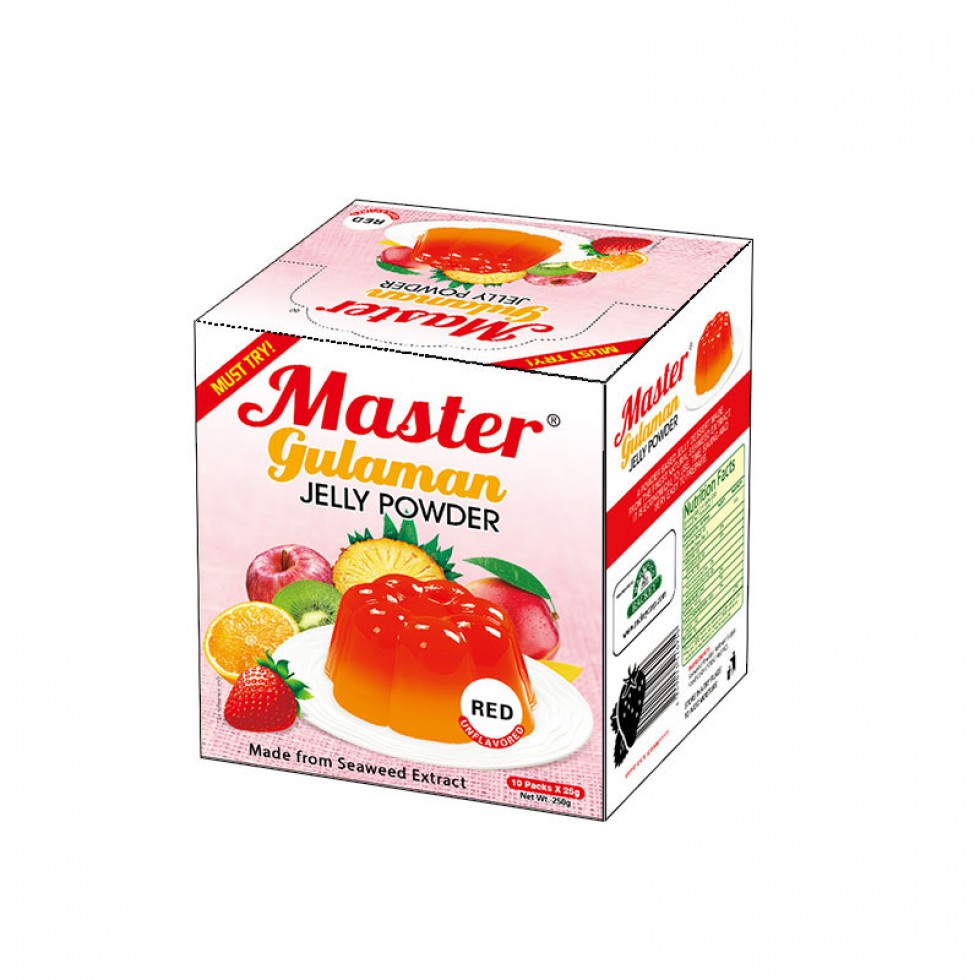 MASTER GULAMAN UNFLAVORED RED  25GX10