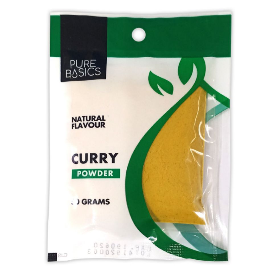 PURE BASICS CURRY POWDER 50G OR PASTE  