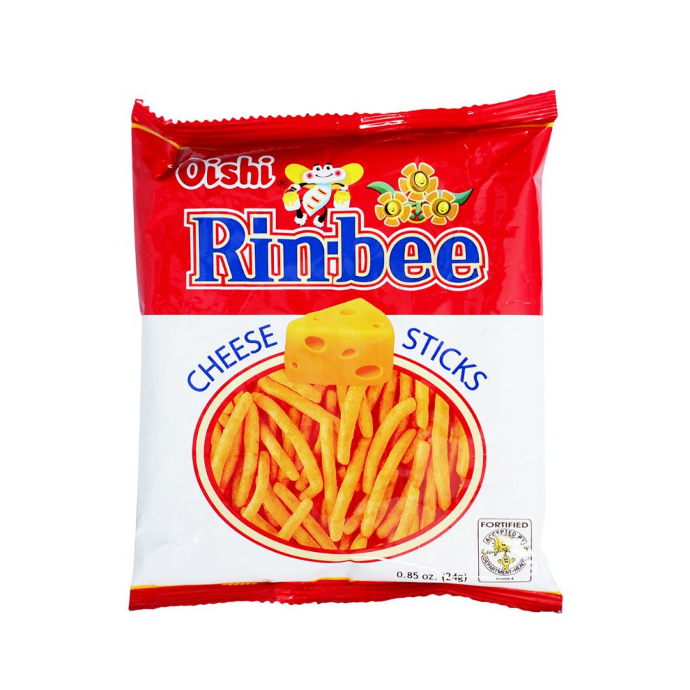 OISHI RINBEE  CHEESE STICKS 24G