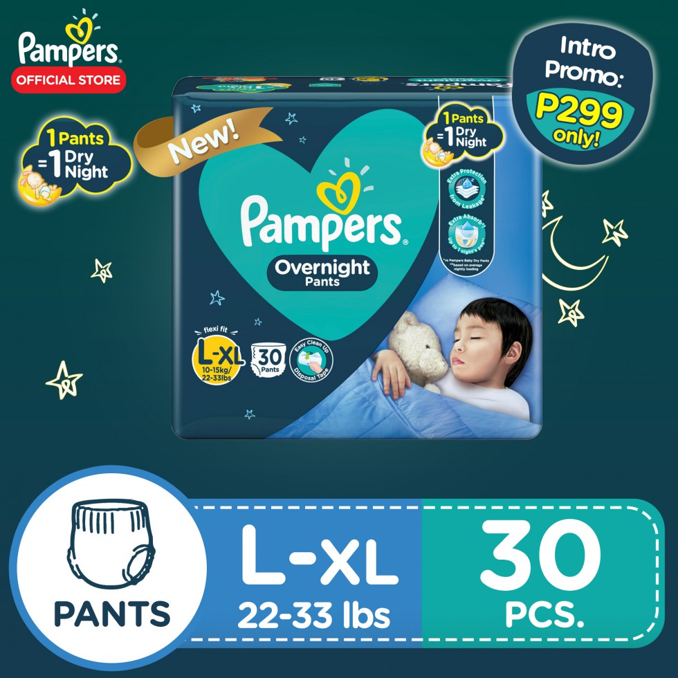 PAMPERS OVERNIGHT PVALUE L30