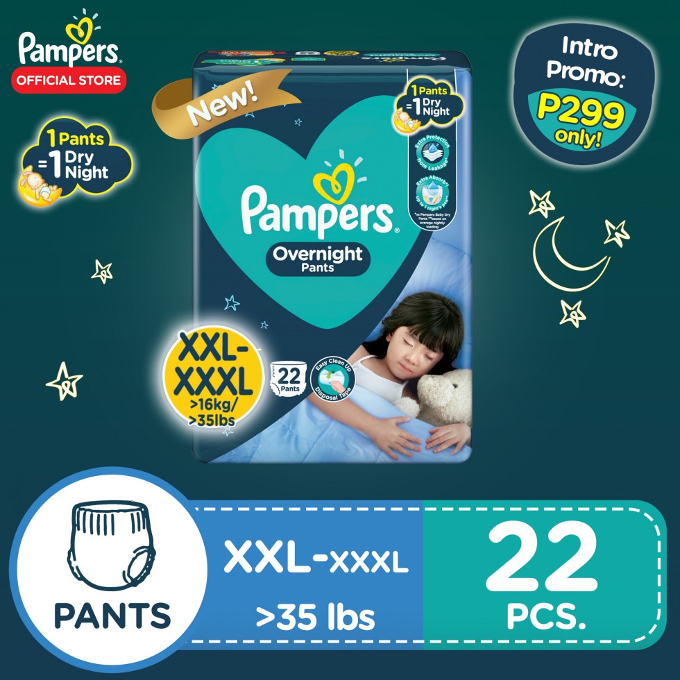 PAMPERS, Baby Dry Pants Value Diaper Large 30s Promo Pack