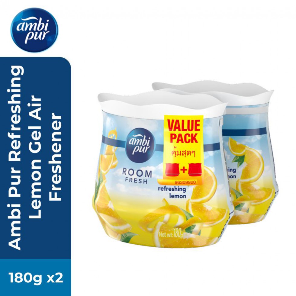 Ambi Pur Room Fresh Refreshing Lemon Air Refreshing Gel 180g