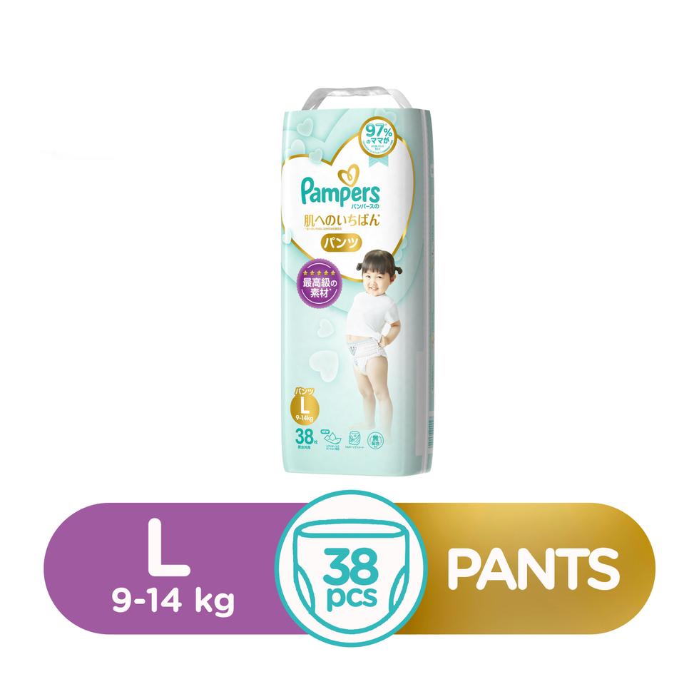 Pampers Premium Care Pants Large ( 9 - 14 Kg ) 4 Pcs