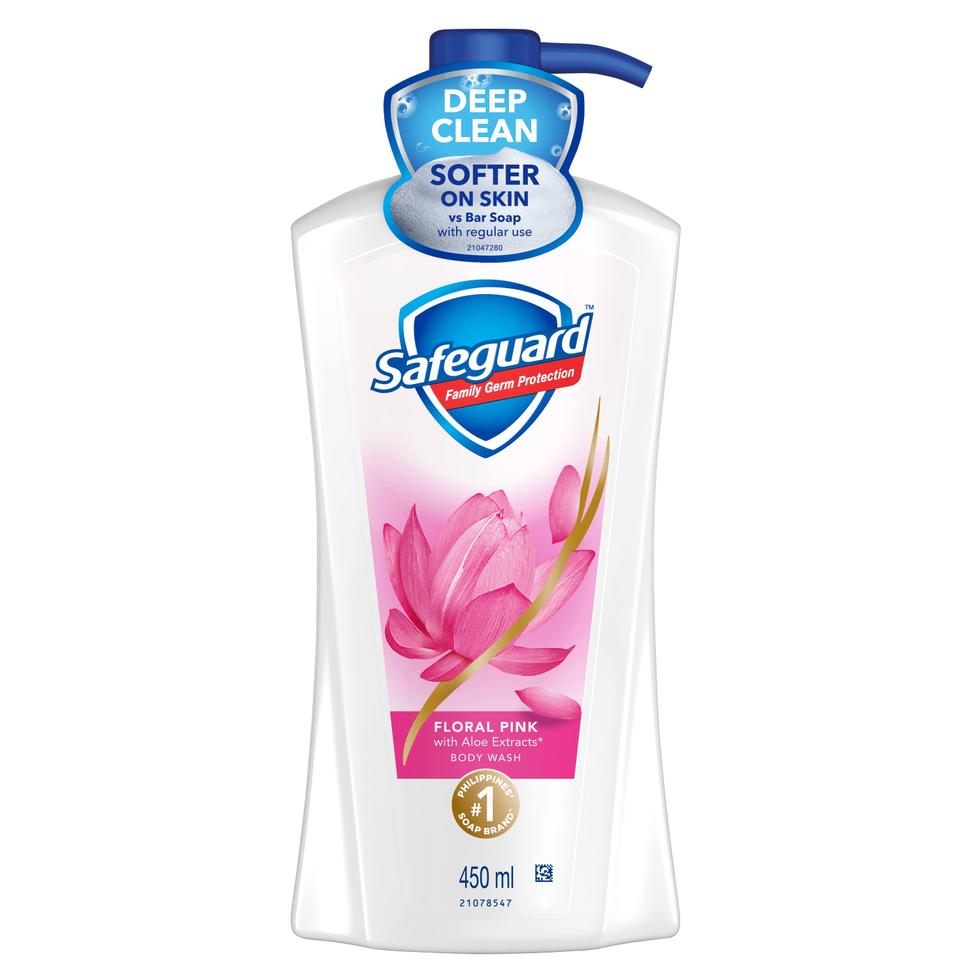 SAFEGUARD BODYWASH PUMP PINK   450ML