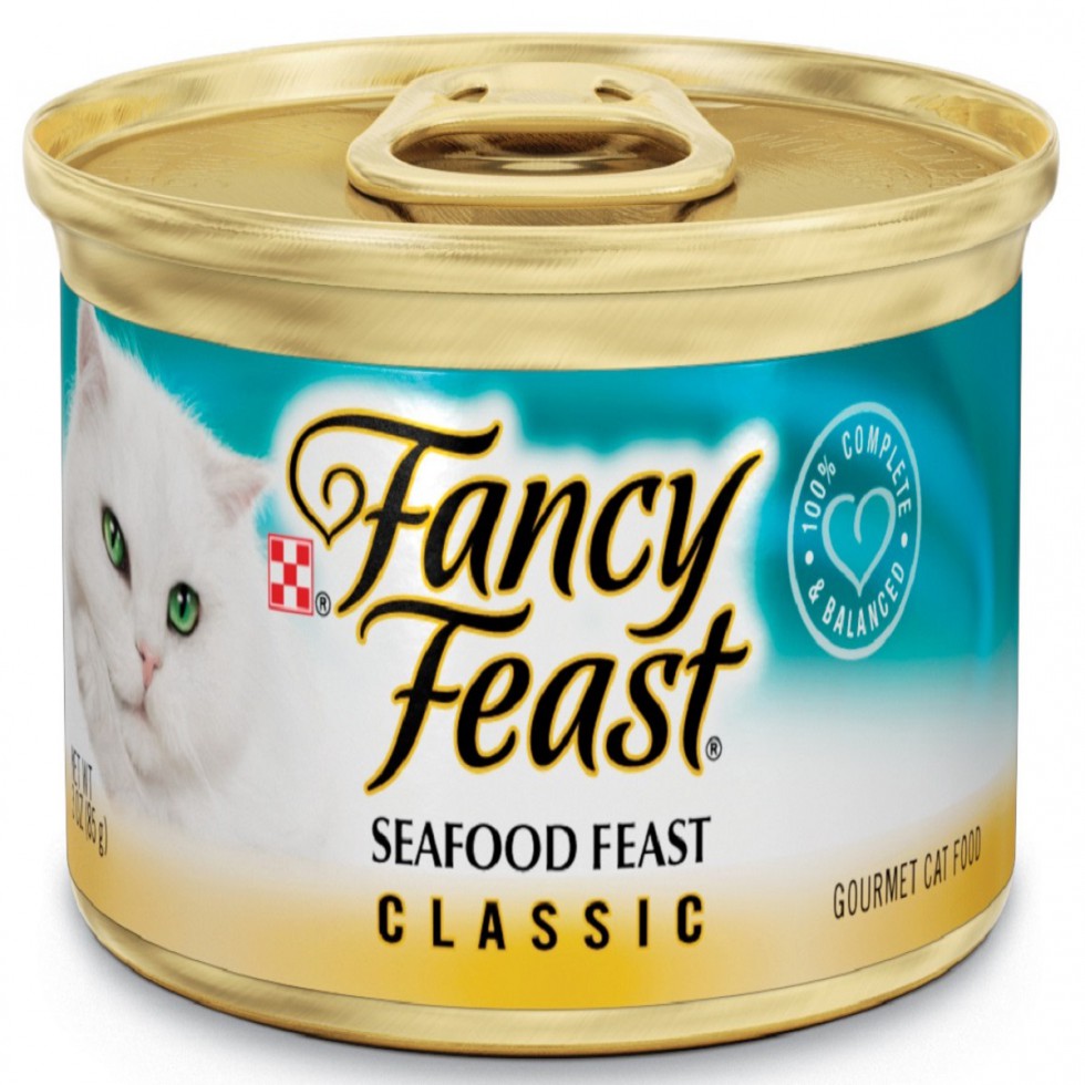 FRISKIES FANCY FEAST CAN CAT FOOD SEAFOOD FEAST 85G