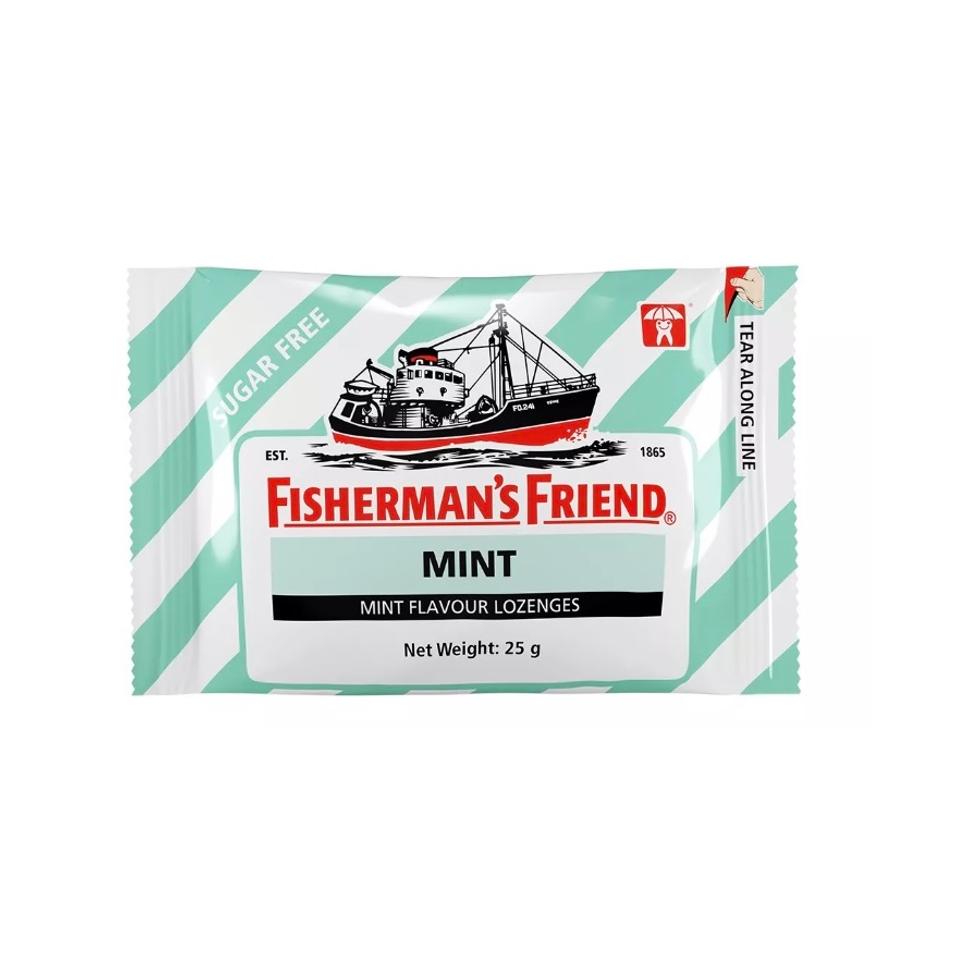 FISHERMAN'S FRIEND MINT SUGAR-FREE (MINT FLAVOUR LOZENGES)  25G