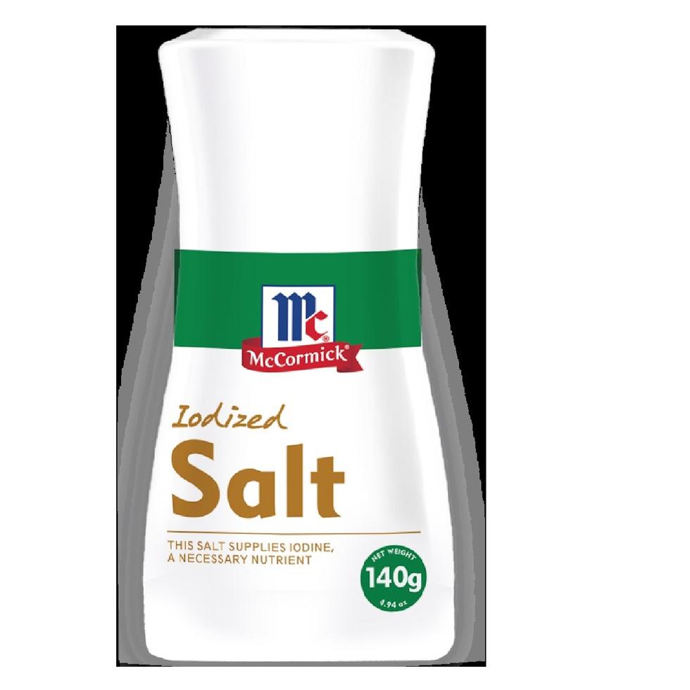 MC CORMICK IODIZED SALT 140G  