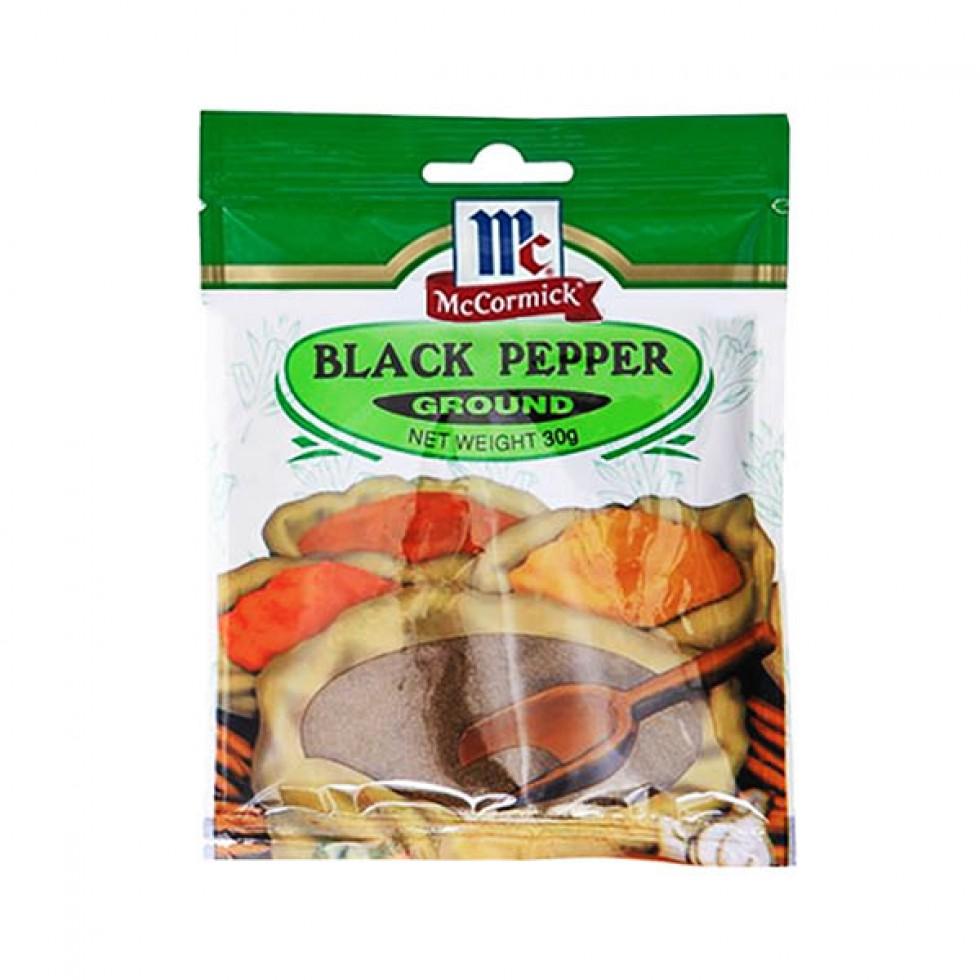 MC CORMICK BLACK PEPPER GROUND 30G  