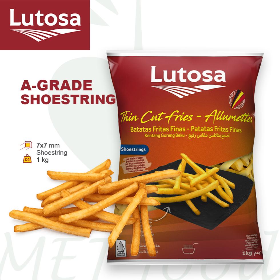 LUTOSA THIN CUT FRIES SHOESTRING 1KG  