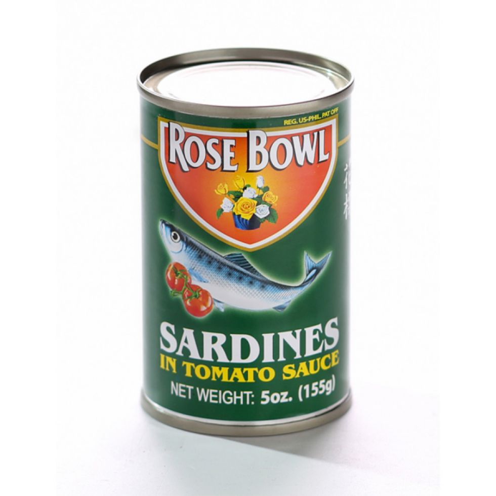 ROSEBOWL SARDINES IN TOMATO SAUCE  155G 