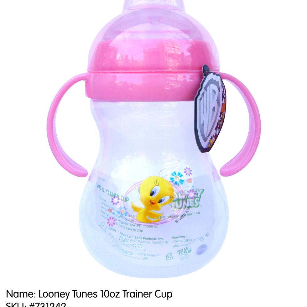 LOONEY TUNES TRAINER CUP PINK 10OZ