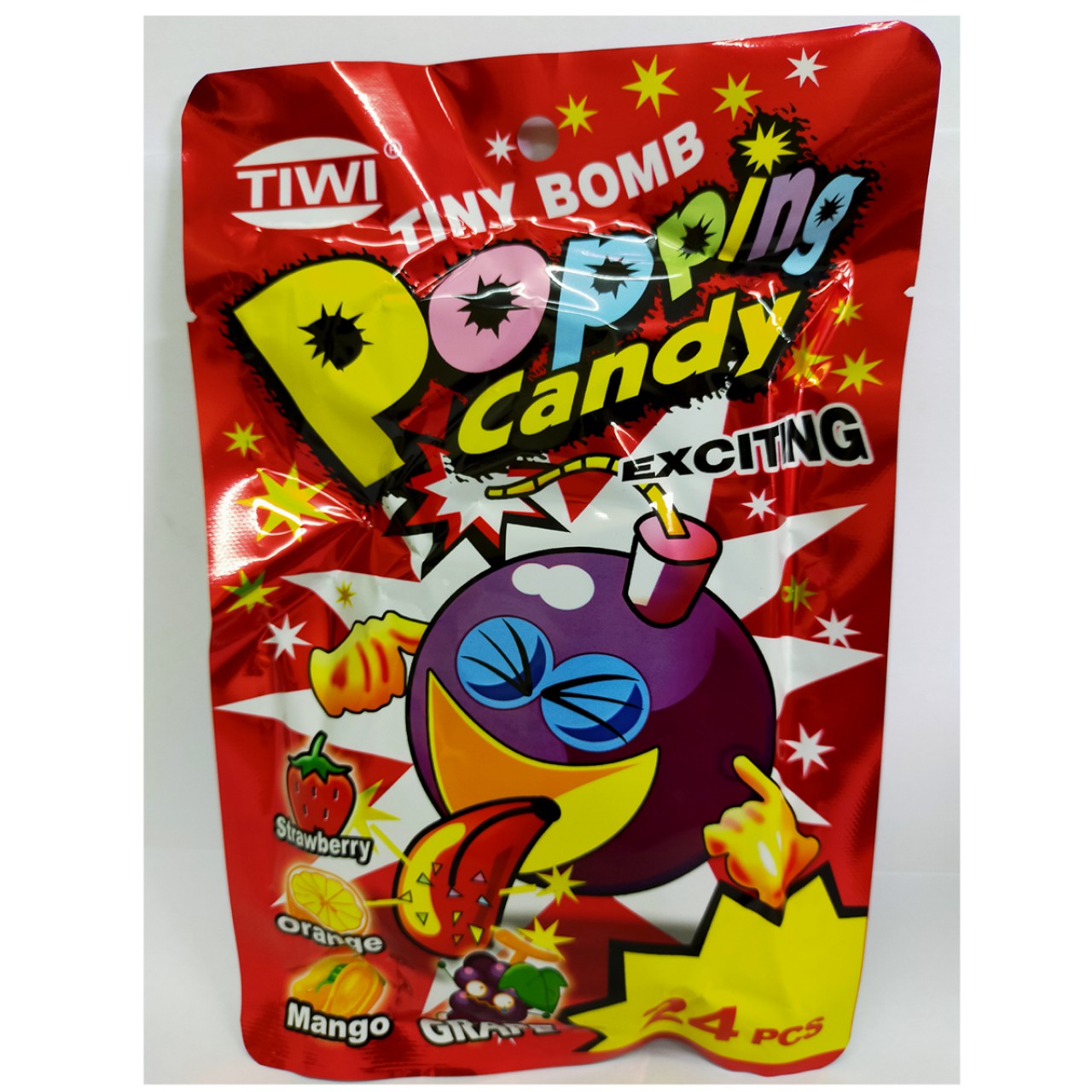 TIWI TINY BOMB POPPING CANDY 24S