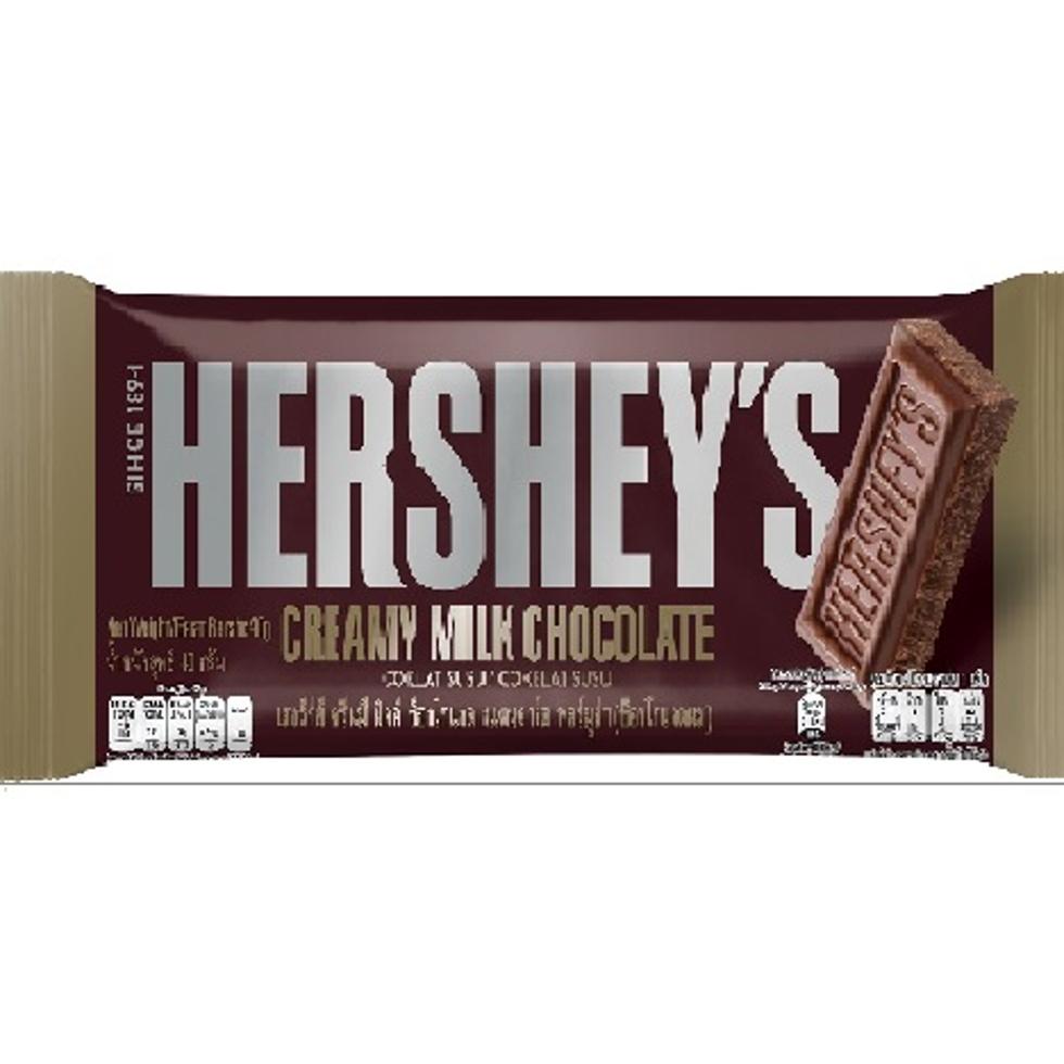 HERSHEY'S CREAMY MILK CHOCOLATE BAR  40G