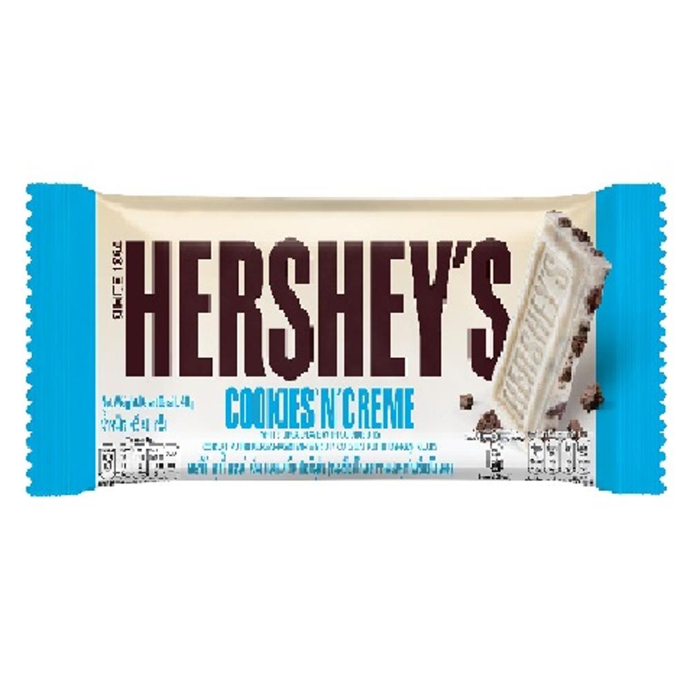 HERSHEYS COOKIES AND CREME WHITE CHOCOLATE WITH COOKIE BITS  40G