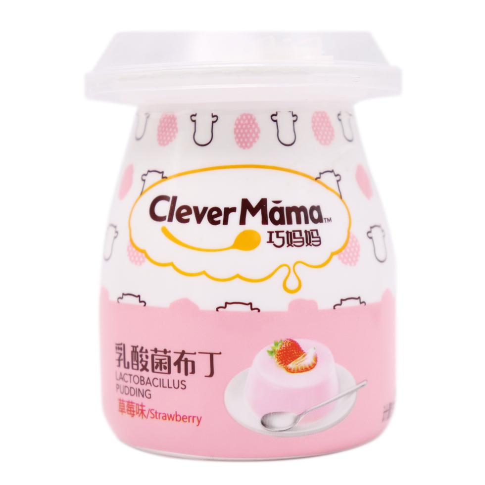 CLEVER MAMA LACTOBACILLUS PUDDIN STRAWBERRY 118G