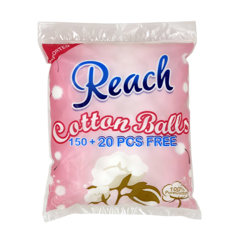 REACH COTTON BALLS 150PCS + 20PCS