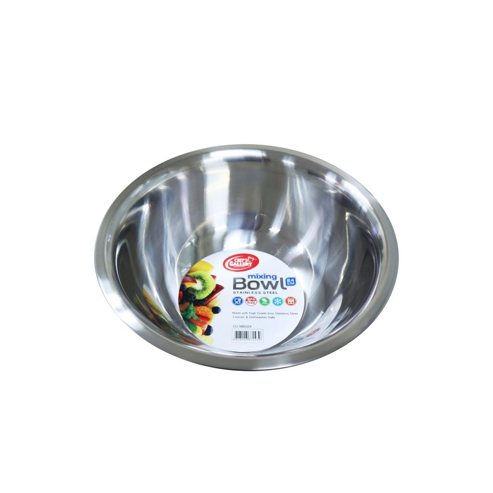 CHEF'S GALLERY STAINLESS MIXING BOWL CG-MB024  