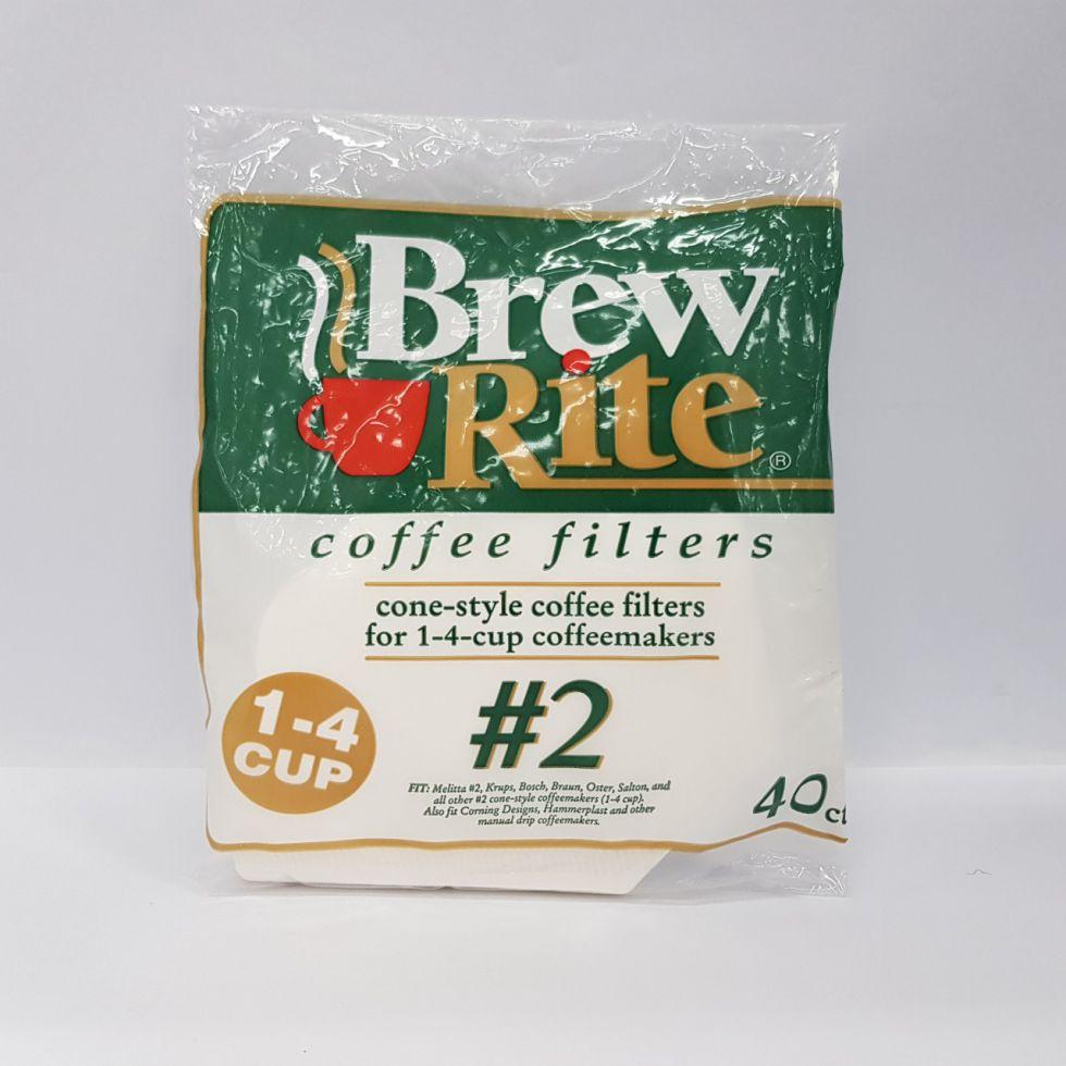 BREW RITE COFFEE FILTER#2 CONE