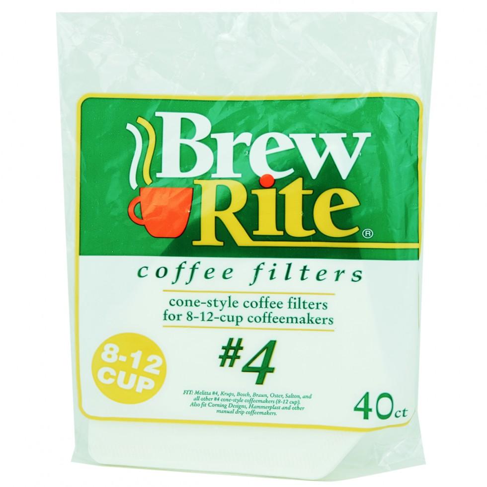 BREW RITE COFFEE FILTER#4 CONE