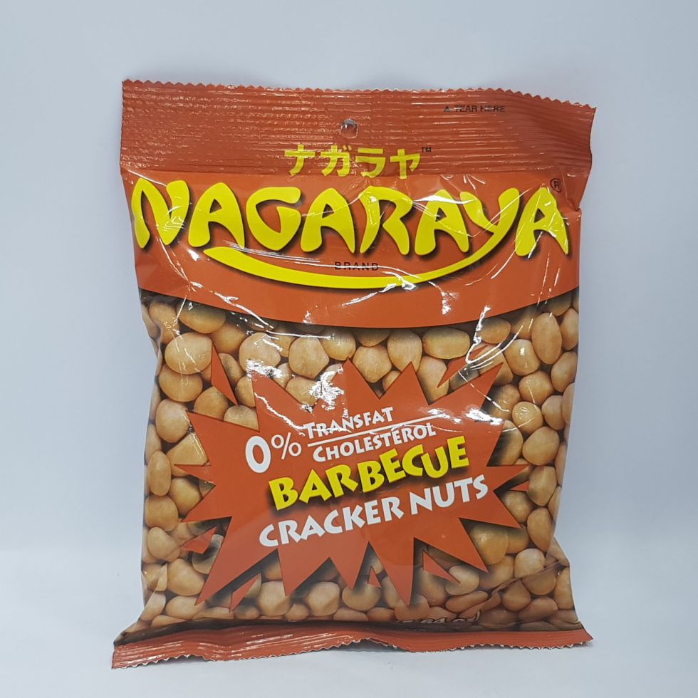 NAGARAYA BARBEQUE CRACKER NUTS  (ORANGE) 160G