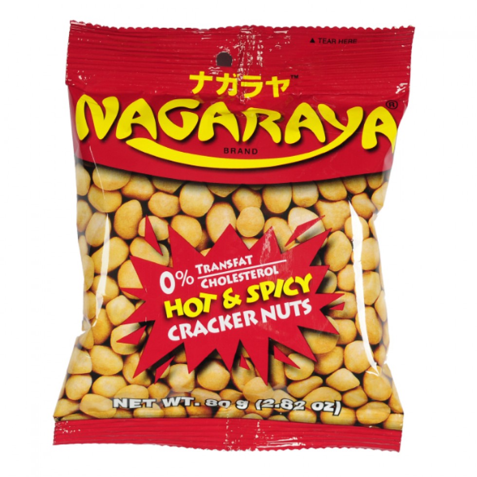 NAGARAYA  HOT & SPICY CRACKER NUTS (RED) 80G