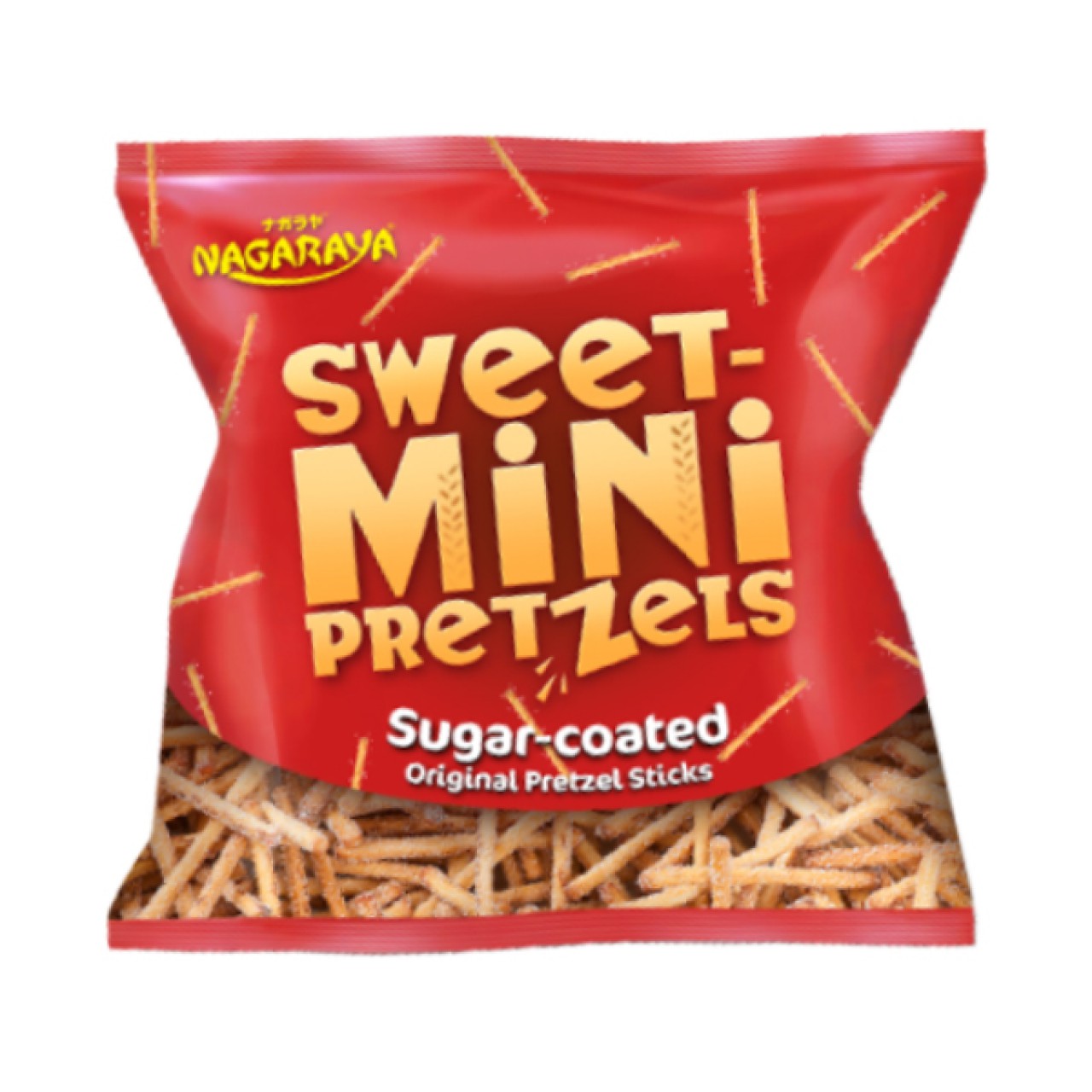 NAGARAYA SWEET MINI PRETZELS SUGAR COATED 30G