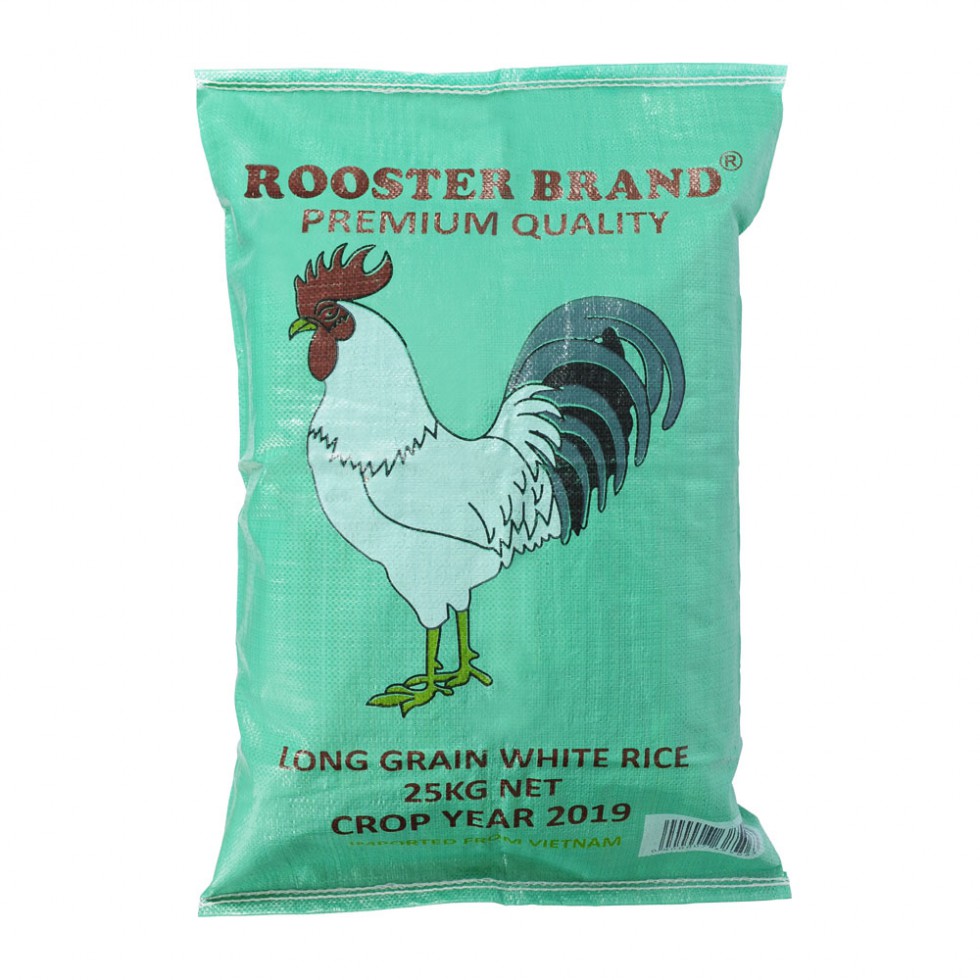 ROOSTER IMPORTED PREMIUM QUALITY RICE  25KG