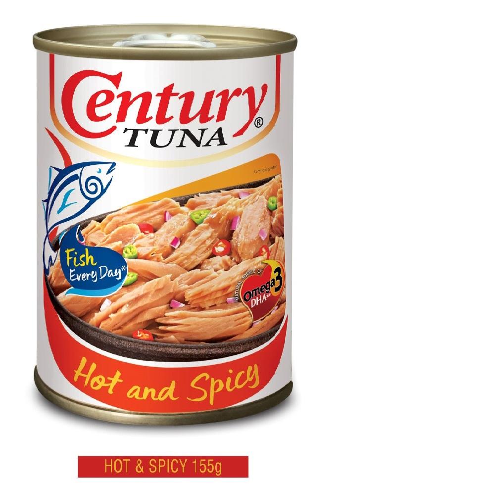 CENTURY TUNA FLAKES HOT AND SPICY 155G  