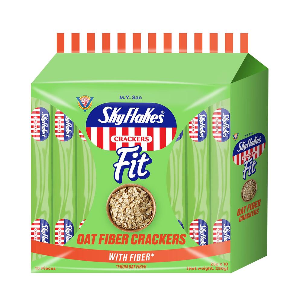 MY SAN SKYFLAKES CRACKERS FIT OAT FIBER 25GX10S