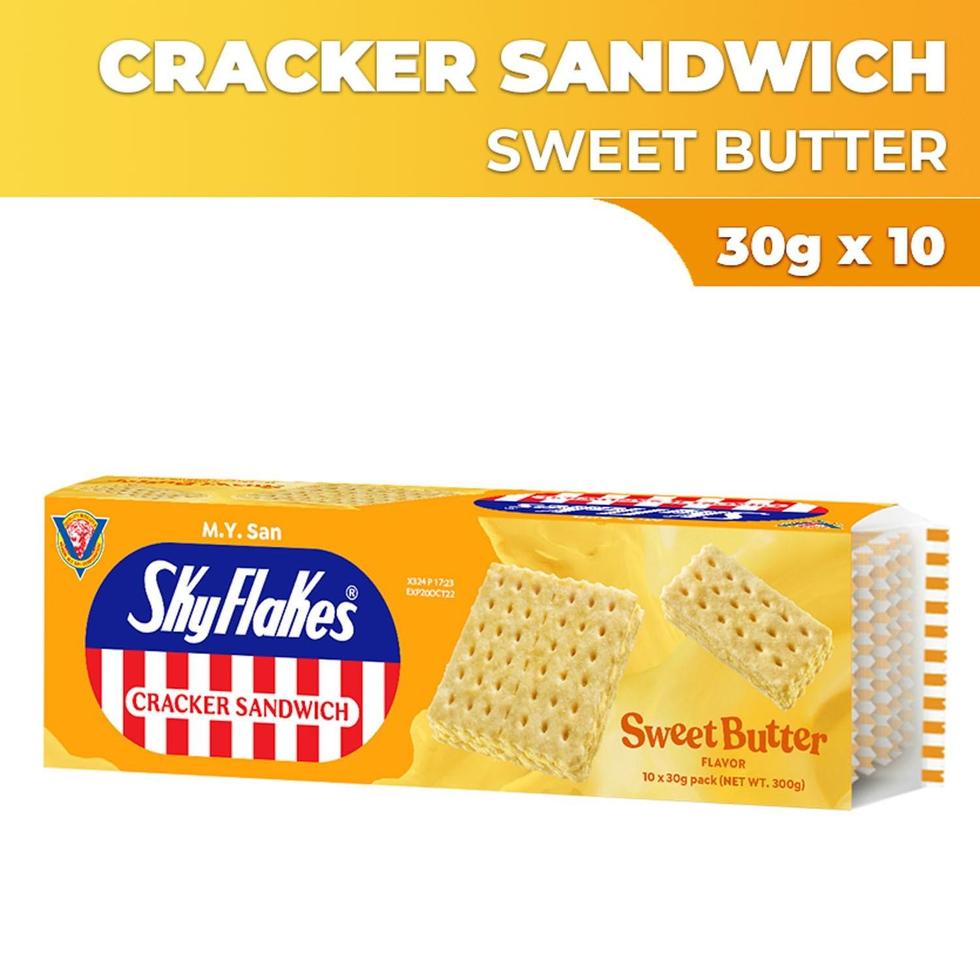 MY SAN SKYFLAKES  SWEET MANTIKILYA 30GX10S