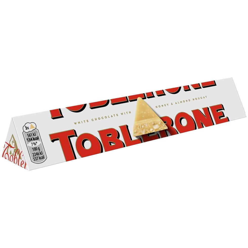 TOBLERONE WHITE  100G